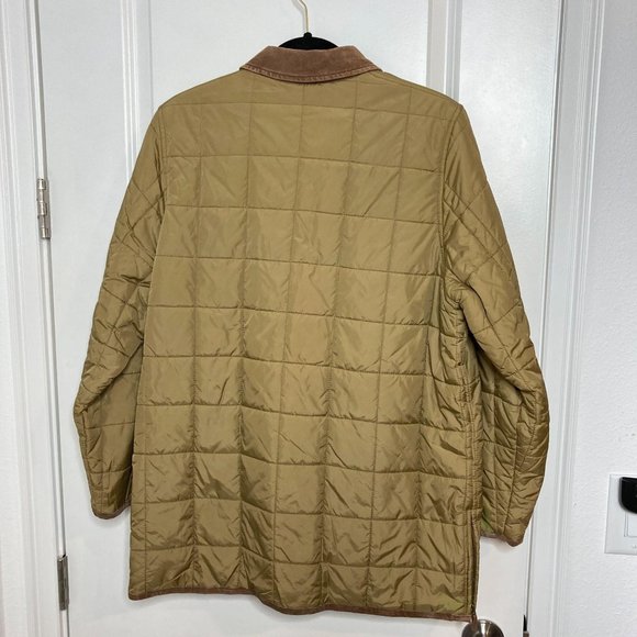 Lauren Ralph Lauren Tan Square Quilted Jacket M - Picture 14 of 14